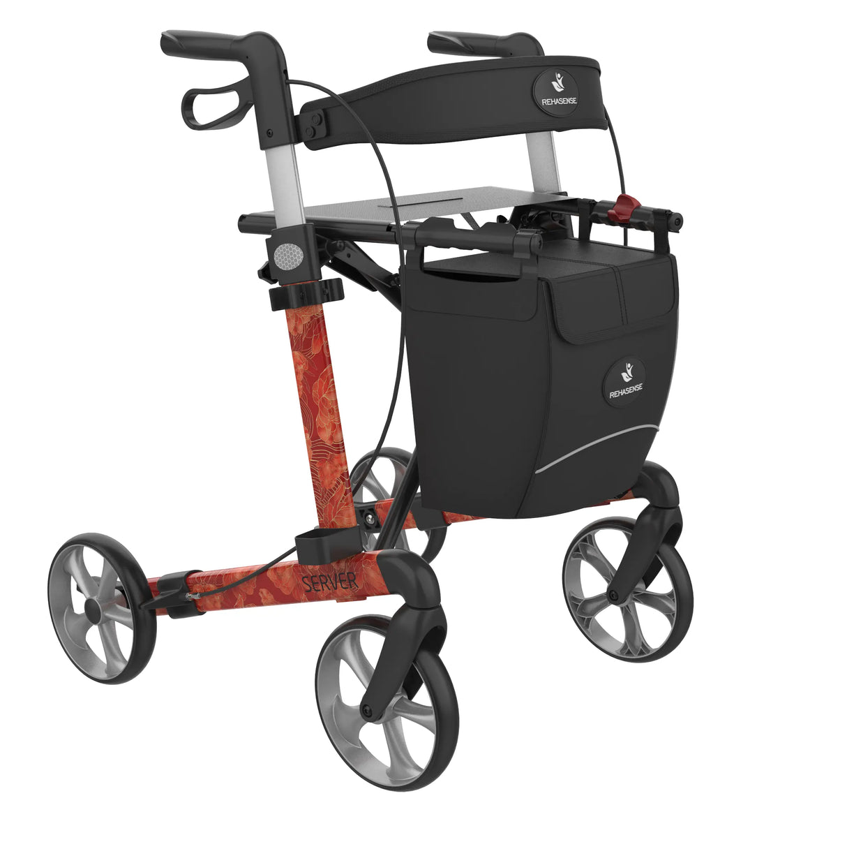 Leichtgewichtrollator Rehasense Server Art Line Komplettpaket