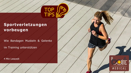 Sportverletzungen vorbeugen – wie Bandagen Muskeln und Gelenke im Training unterstützen können
