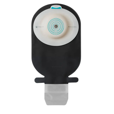 Sensura Mio Stomabeutel mit konvexer Basisplatte in schwarz