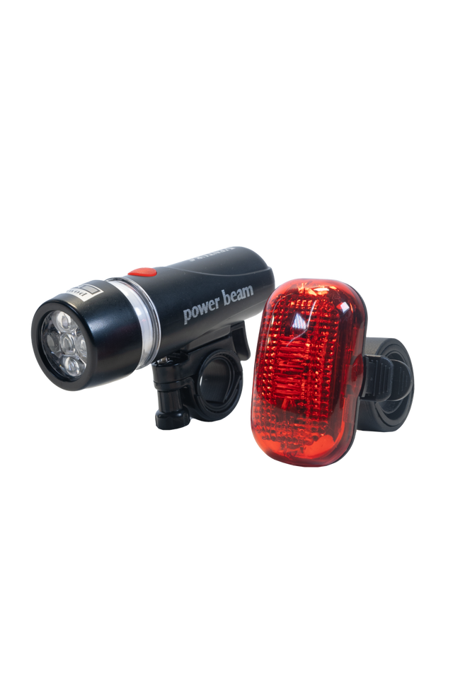 Lichtset für Rollatoren mit Front- und Heck-LED