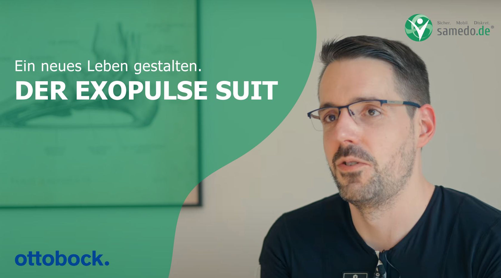 Titelbild für Video - Der Exopulse Suit - Ein neues Leben gestalten.  Ottobock