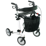 Carbon-Rollator Athlon SL mit Softbereifung inkl. Rückengurt in Weiß