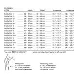 Größentabelle SANIDA® COMFORT Kniebandage