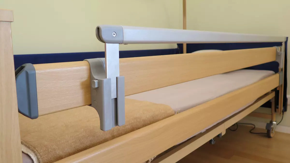 Erhöhung der Seitensicherungen 7cm  Burmeier  Pflegebetten