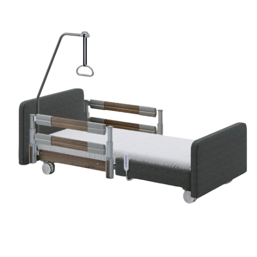 Pflegebett Konfigurator Bock mit Aufstehhilfe