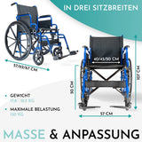 Faltbarer Transportrollstuhl RIO von MOBILITY Plus
