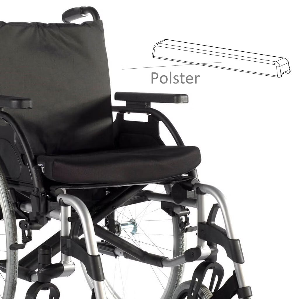 Ersatz Armlehnenpolster für Unix²/Basix² Rollstuhl