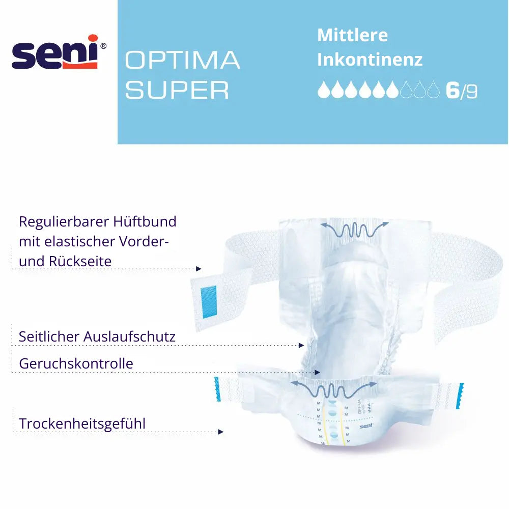 Seni Optima Super Vorlage mit Hüftbund