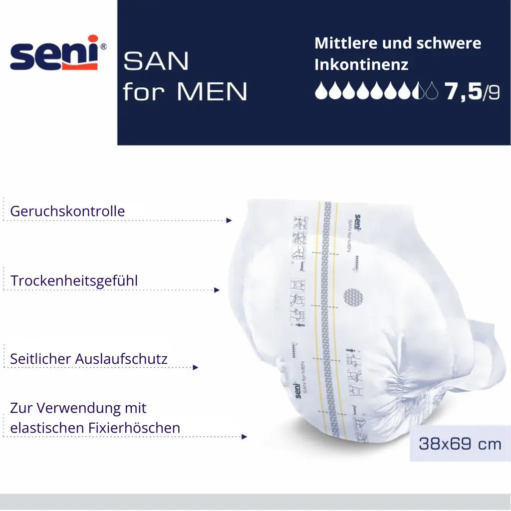Seni San for Men Vorlage 7,5 Tropfen