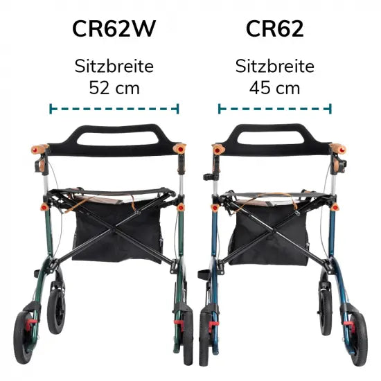 Carbon-Rollator CR Wide im Komplettpaket von SALJOL