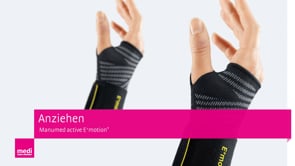 Handgelenkorthese Manumed active E+motion von medi